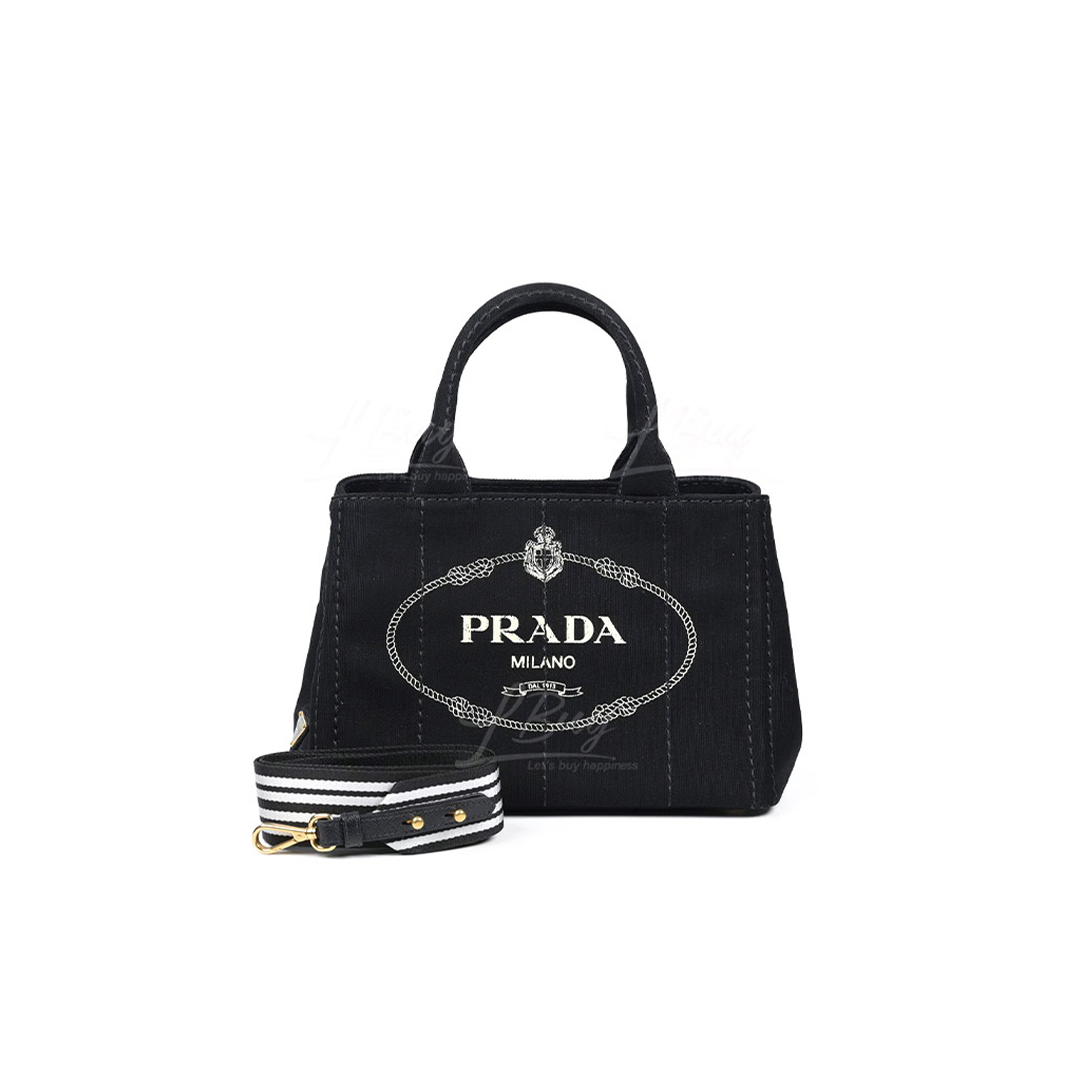Pra*a denim black denim shoulder bag 1bg439 (28*20*15cm)